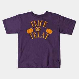 Trick or Treat - Halloween Lettering Kids T-Shirt